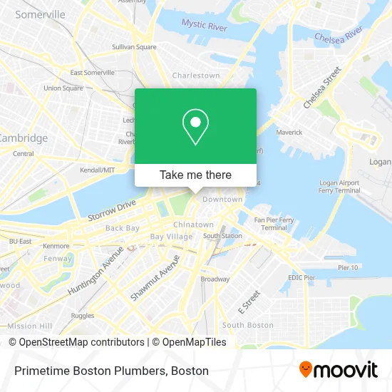 Primetime Boston Plumbers map