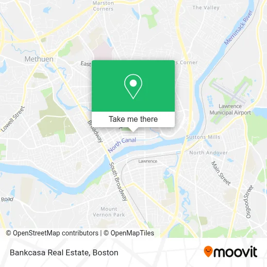 Bankcasa Real Estate map