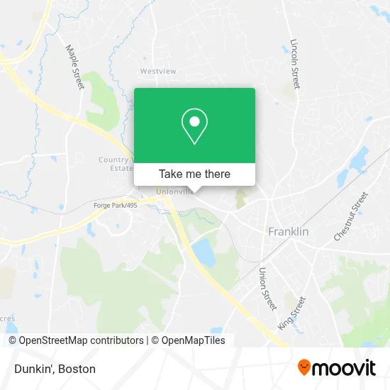 Dunkin' map