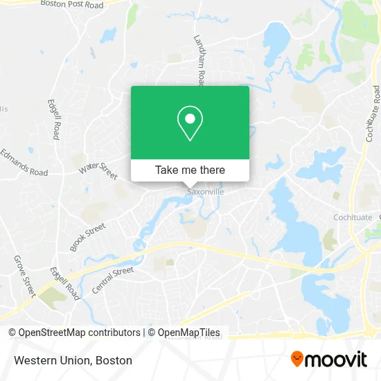 Western Union map