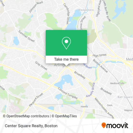 Center Square Realty map