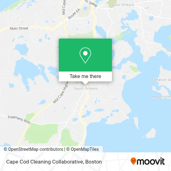 Cape Cod Cleaning Collaborative map