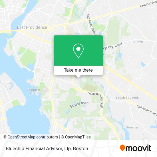 Bluechip Financial Advisor, Llp map