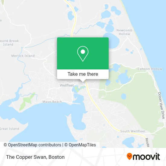 The Copper Swan map