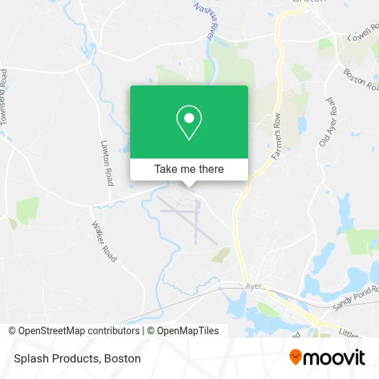 Splash Products map