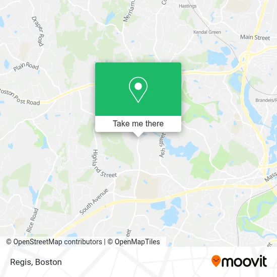 Regis map