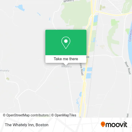 The Whately Inn map