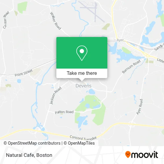 Natural Cafe map