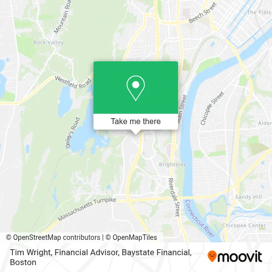 Tim Wright, Financial Advisor, Baystate Financial map