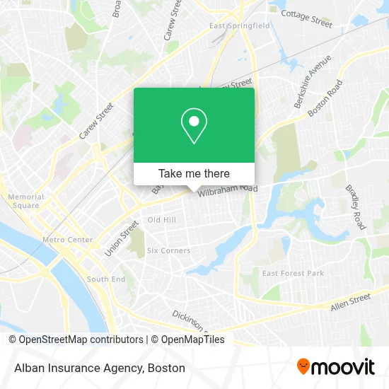 Alban Insurance Agency map