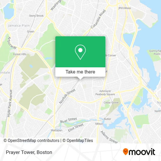 Prayer Tower map