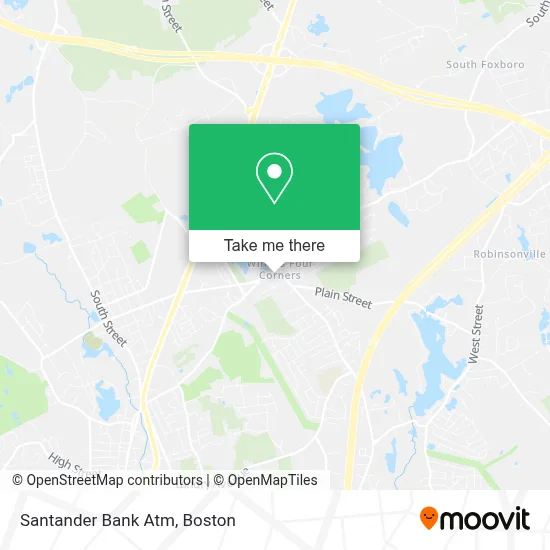 Santander Bank Atm map