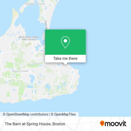 The Barn at Spring House map