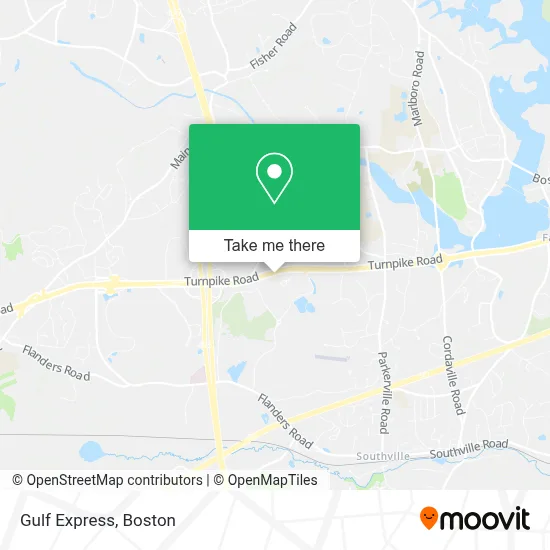Gulf Express map