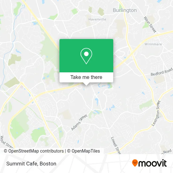 Summit Cafe map