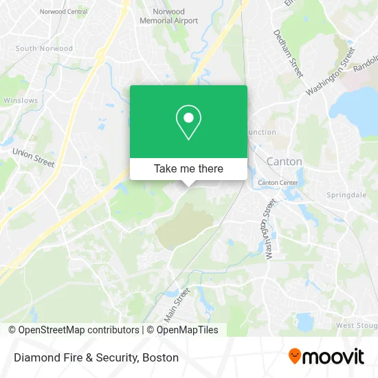 Diamond Fire & Security map
