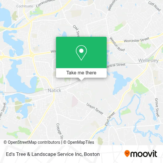 Ed's Tree & Landscape Service Inc map