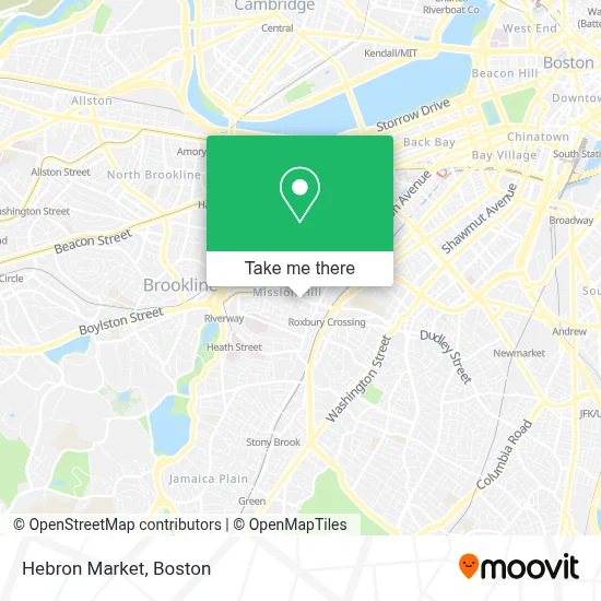 Hebron Market map