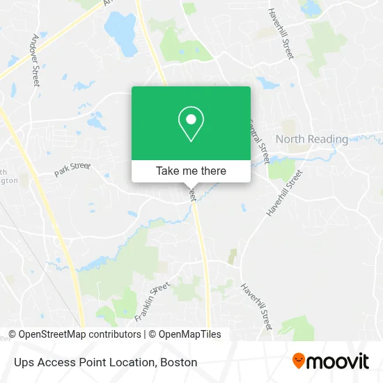 Ups Access Point Location map