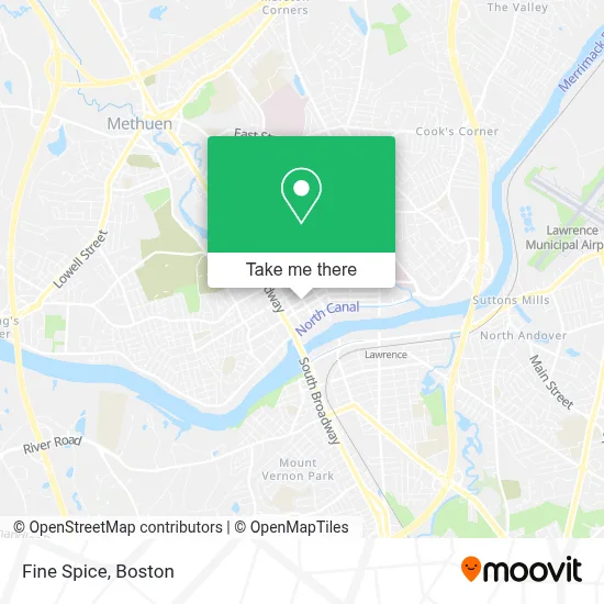 Fine Spice map