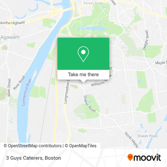 3 Guys Caterers map