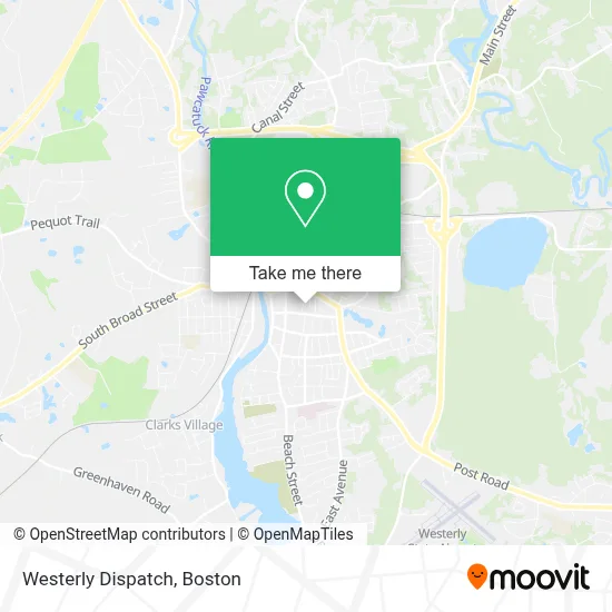 Westerly Dispatch map