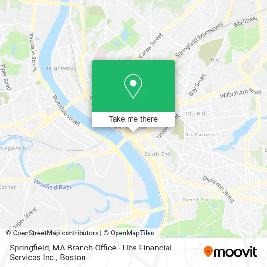 Springfield, MA Branch Office - Ubs Financial Services Inc. map