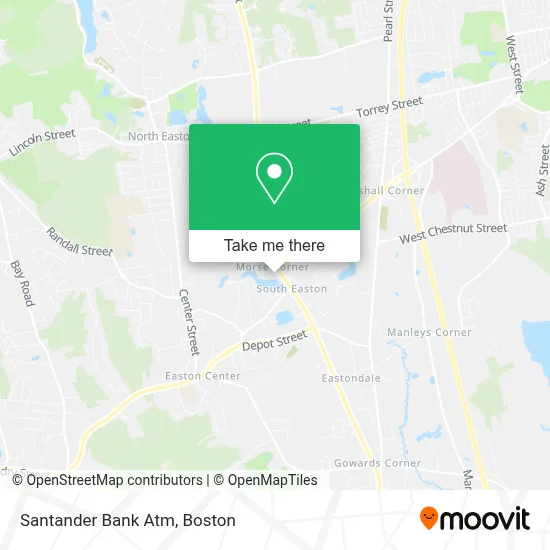 Santander Bank Atm map