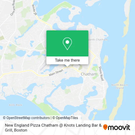New England Pizza Chatham @ Knots Landing Bar & Grill map