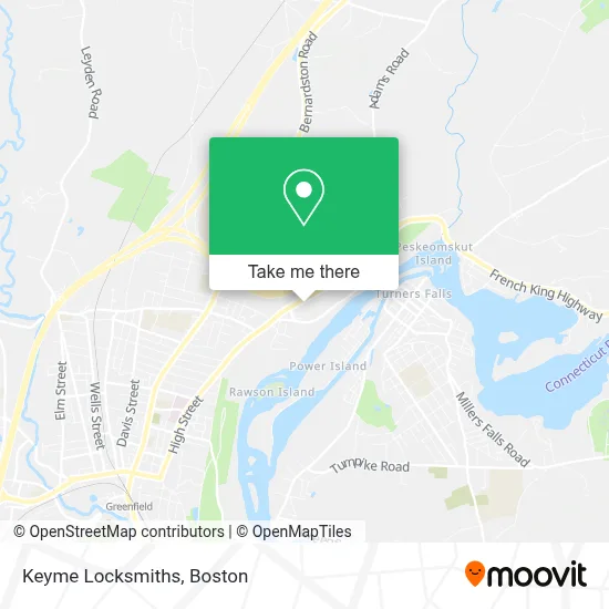Keyme Locksmiths map
