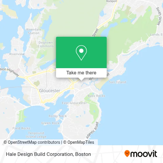 Hale Design Build Corporation map
