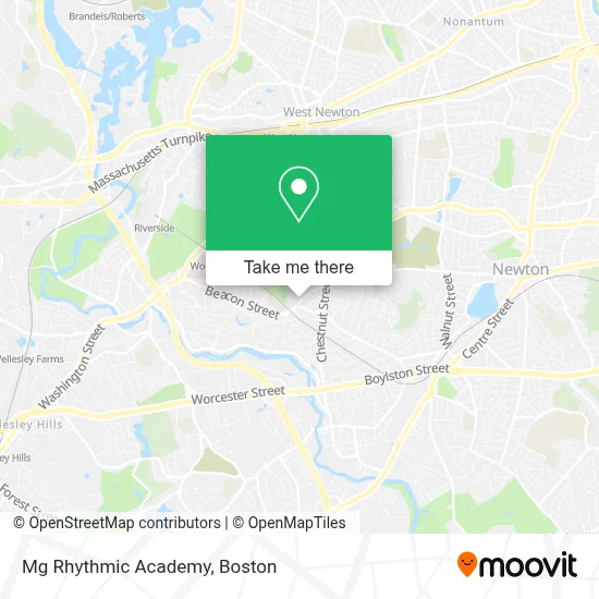 Mg Rhythmic Academy map