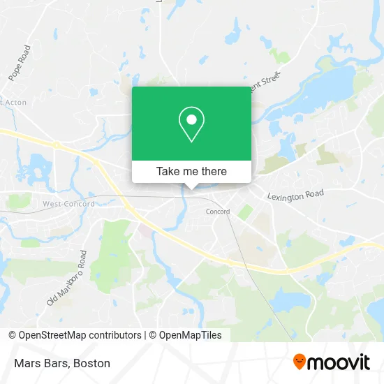 Mars Bars map