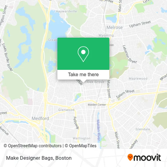 Make Designer Bags map