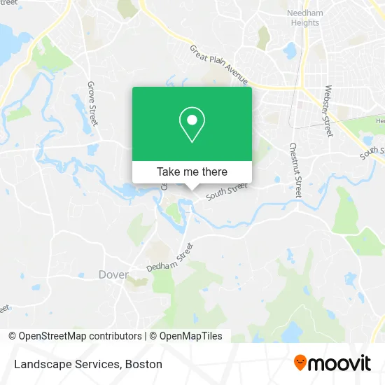 Landscape Services map