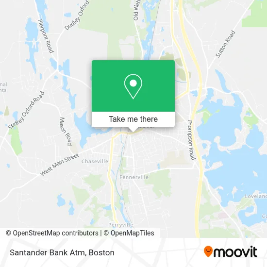 Santander Bank Atm map