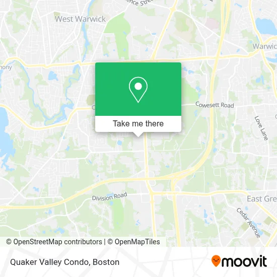Quaker Valley Condo map