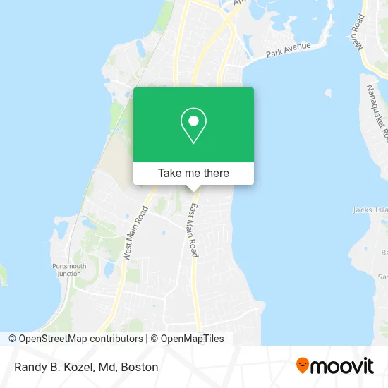 Randy B. Kozel, Md map