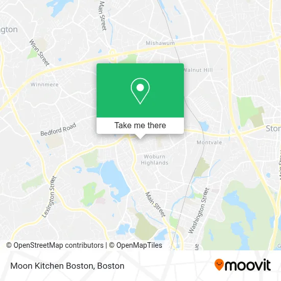 Moon Kitchen Boston map