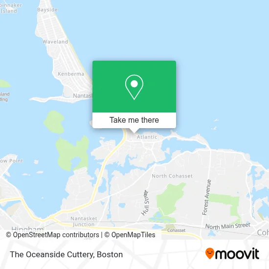 The Oceanside Cuttery map