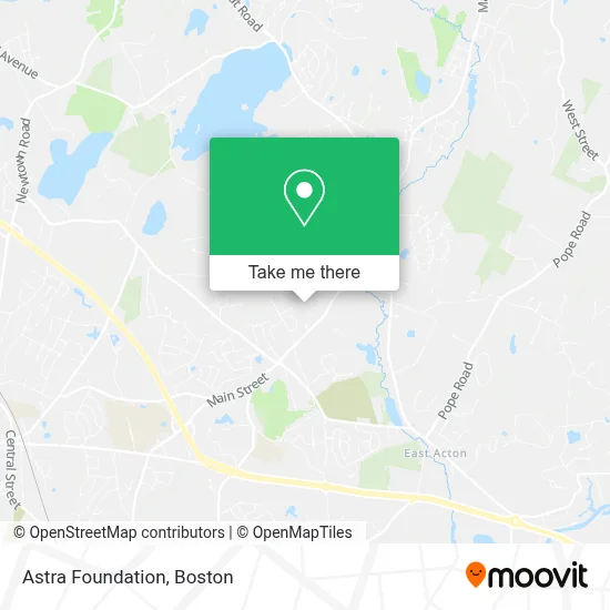 Astra Foundation map