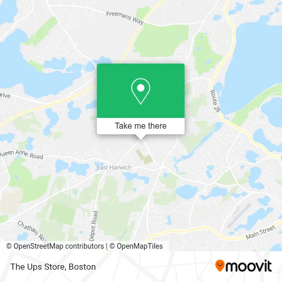 The Ups Store map