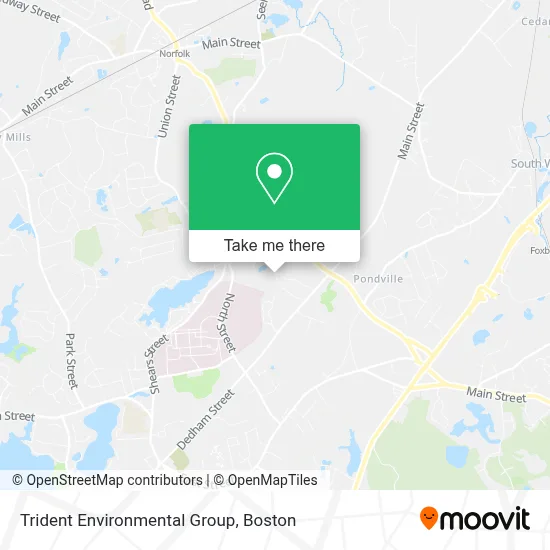 Trident Environmental Group map