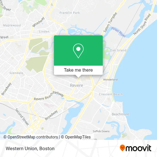 Western Union map