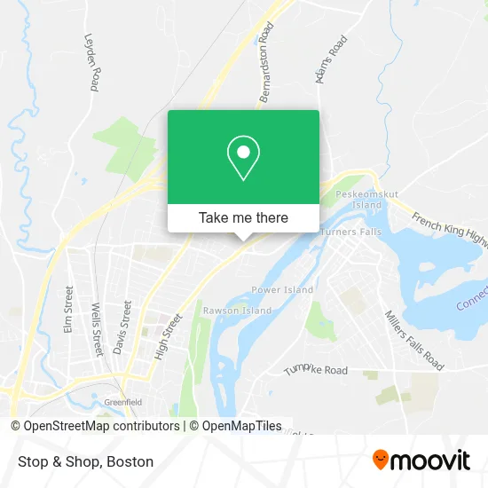 Stop & Shop map