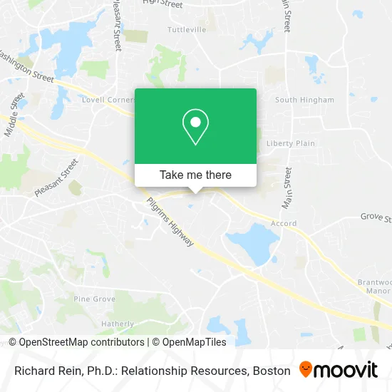 Richard Rein, Ph.D.: Relationship Resources map