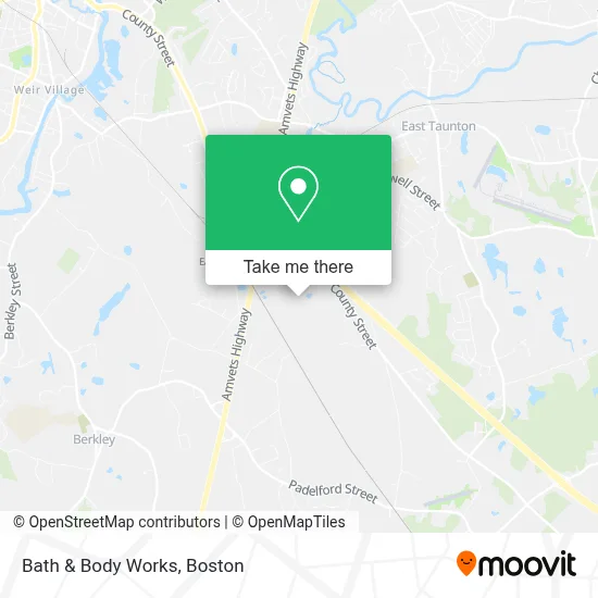 Bath & Body Works map