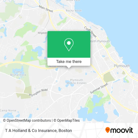 T A Holland & Co Insurance map
