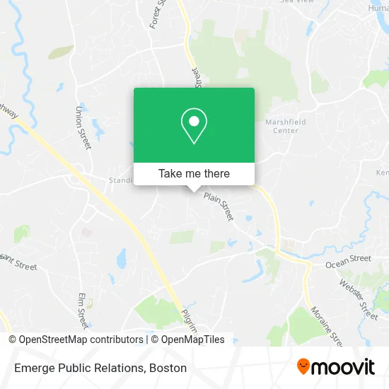 Emerge Public Relations map