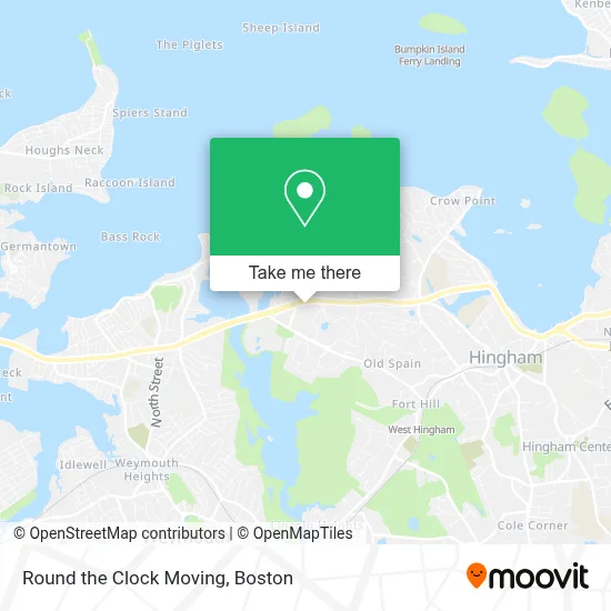 Round the Clock Moving map